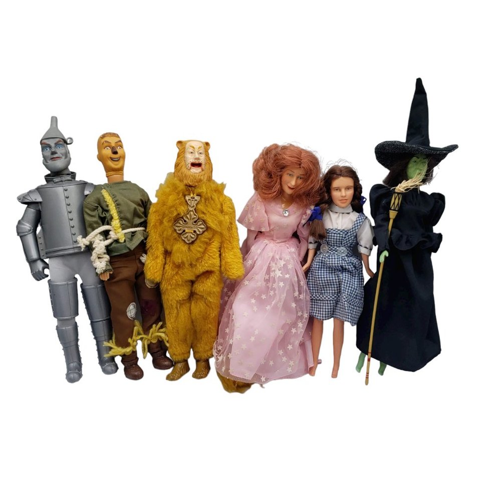 Vintage Lot of 6 Wizard of Oz Dorothy Dolls Multi Toys Corp. 1985 & 1988 - Picture 11 of 12